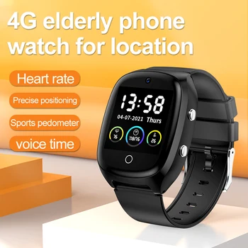 4G קשישים Tracker שעון חכם רם נפח מיקום GPS SOS סתיו-למטה תזכורת קצב הלב, לחץ הדם צמיד לאנשים זקנים
