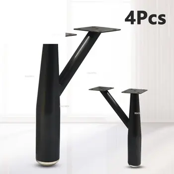 4Pcs מתכת ספה רגליים לרהיטים החלפת רגליים גובה 18cm אור יוקרה קפה שולחן מטר ארון אמבטיה הרגל חומרה