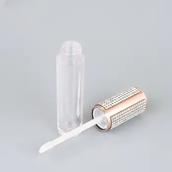 50pcs ריק שפתון שפתון רך Lipgloss צינור איפור לסחוט ברור ליפ גלוס המכיל שפתון נוזלי בקבוקוני מדגם