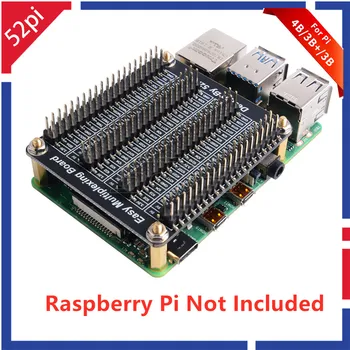 52Pi עבור Raspberry PI GPIO הרחבה לוח קרש חיתוך קל ריבוב לוח אחד עד ארבעה עם בורג עבור Raspberry Pi