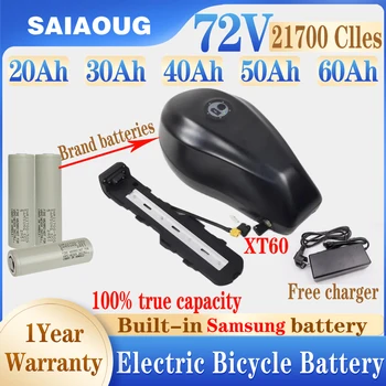72v מיכל דלק Batterie 52v 48v E אופניים Akku Accu אופניים חשמליים 250W-3000w בנגיcameroon_ departments. kgm 20ah 30ah 50ah 60ah 21700 סוללת ליתיום