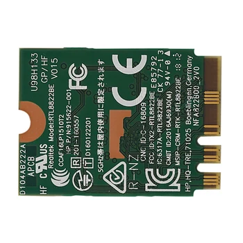 AC WIFI מתאם עבור RTL8822BE NGFF M. 2 802.11 Ac 2.4 G/5GHz אלחוטית Wifi כרטיס+Bluetooth 4.1 FRU: 01AX711 01AX712 עבור Thinkpad