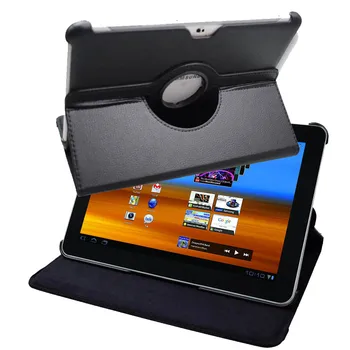 Afesar GT P7500 360 סיבוב לעמוד עור pu כיסוי flip Case עבור Samsung Galaxy Tab P7500 P7510 (10.1