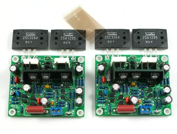 Assembeld MX50 לוח מגבר 2SA1295 2SC3264 100W+100W ( 2 Channle הלוח)