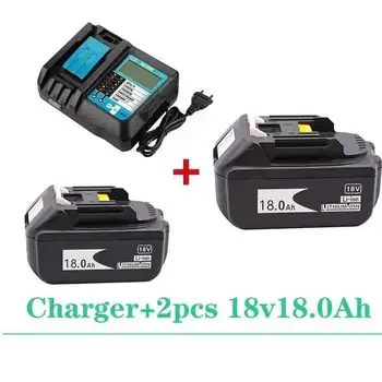 Batterie ליתיום מקיטה 18V 18Ah נטענת, לשפוך , avec chargeur 4A, BL1860, BL1840, BL1850, BL1830, BL1860B