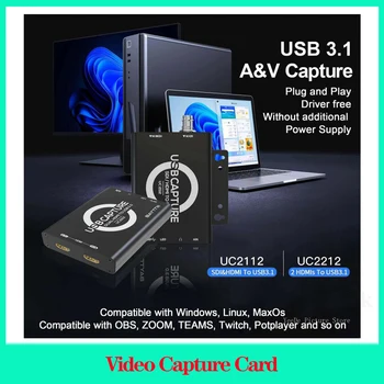 BAYTTO USB 3.1 וידאו 1080P כרטיס לכידת PS4 הטלפון החכם למחשב ללכידת וידאו UC1001 CV1011 UC2212 60Hz