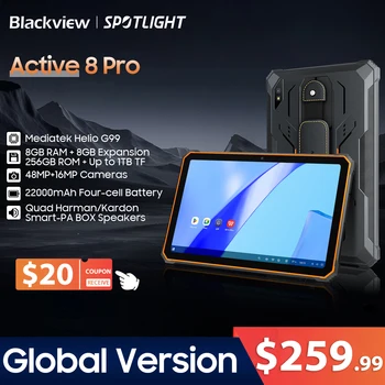 Blackview פעיל 8 Pro הראשון המחוספס, טבליות 10.36