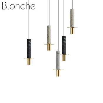 Blonche מודרני Marcle תליון מנורה נורדי Led אורות התלויה על עיצוב הבית הסלון, חדר השינה ליד המיטה תאורה גופי זהב
