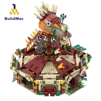 Buildmoc יצירתי מומחה Nintendoed המשחק Zeldaing-נשימה של בר MOC יציב הבית רעיונות אבני בניין חינוך הילד צעצועים