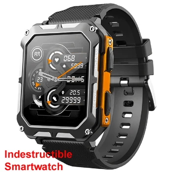 C20Pro שעון חכם ספורט גברים Smartwatch IP68, עמיד למים Bluetooth שיחה 380mAh החיים 123 ספורט מצבי 1.83 אינץ ' 2023