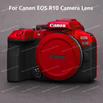 Canon R10 העור EOS R10 המצלמה מגן העור Anti-Scratch מגן מדבקה לעטוף עור ירוק סרט הסוואה צבעים צבע אדום
