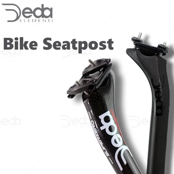 Deda סופר אפס מלאה פחמן Seatpost 20Degrees שחור מט כביש/MTB 350/400mm למושב חלקי אופניים