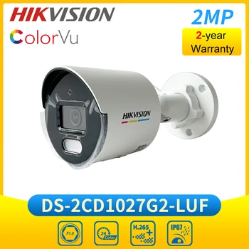 DS-2CD1027G2-LUF Hikvision 2MP ColorVu מיני כדור רשת, מצלמת IP אודיו 2.8 מ 