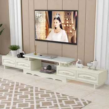 DSG188 מודרני ידידותיים לסביבה מעץ מלא טלוויזיה ארון סלון מדרגי טלוויזיה בחדר השינה זכוכית משוריינת טלוויזיה הספסל