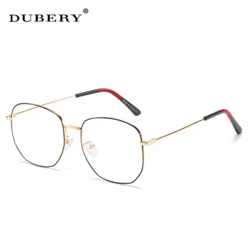 DUBERY מתכת אנטי אור כחול באיכות גבוהה קלאסי משקפיים לגברים ונשים מסגרות יכולה ללבוש D6215