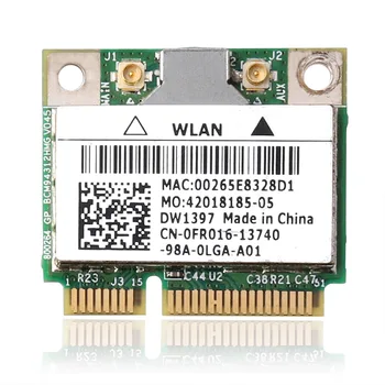 DW1397 BCM94312HMG WIFi אלחוטית WLAN כרטיס עבור Dell FR016 KW770 BRCM1030 54 Mbps חצי Mini PCI-E מודול כרטיס עבור Dell 1440 1750