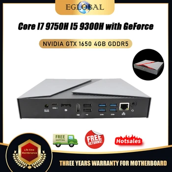 Eglobal עוצמה מיני מחשב למשחקים עם Intel Core i5 9300H i9 9880H 10880H i7 9750H Nvidia GeForce GTX 1650 4GB HD 4K DP WiFi