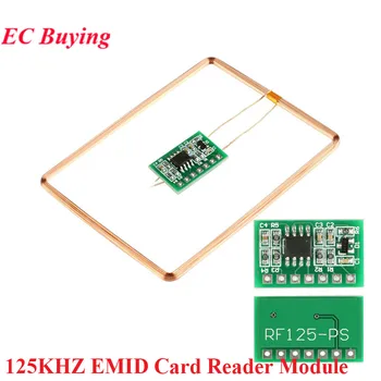 EM4100 כרטיס RFID RFID Reader מודול UART 125Khz עבור Arduino קריאה זיהוי טביעת אצבע כרטיס לוח החניה מערכת בקרת גישה