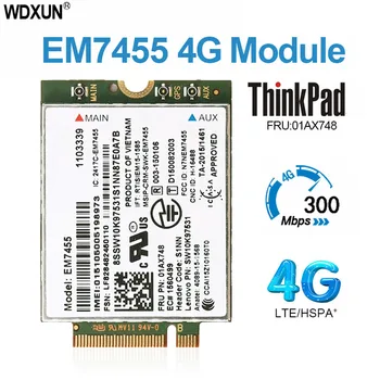 EM7455 מודול 4G LTE 00JT547 00JT542 01AX789 01AX746 4G כרטיס עבור המחשב הנייד Thinkpad T460 T460S T560 X1 Carbon P70-P50 X260