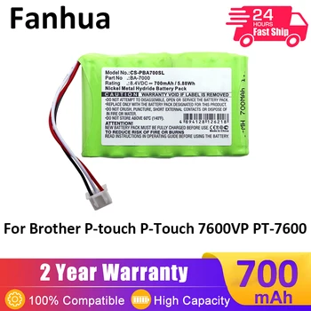 Fanhua 8.4 V 700mAh סוללה עבור אח P-touch, P-Touch 7600VP ,PT-7600 תווית מדפסת，PT-7600