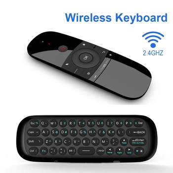 Fly Air Mouse בית חכם טלוויזיה Wechip W1 מקלדת אלחוטית Bluetooth תואם אנדרואיד IR שלט Air Mouse עבור אנדרואיד 