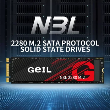 GeIL N3L את כונן הזיכרון המוצק, 256GB 512GB 1TB-2 טרה-בתים של מצב מוצק דיסק NGFF 2280 מ. 2 SATA פרוטוקול עבור מחשב נייד SSD