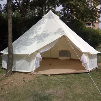 Glamping חג השמש מקלט העונה עמיד למים בד האוהל לכסות Famliy לשמש מחסה קמפינג Tente דה פלאג ' ציוד מחנאות