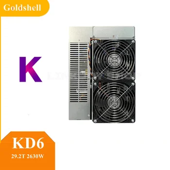Goldshell KD6 29.2 T KDA מאסטר KADENA כורה עם ספק כוח כלול שווה 16 סטים KD תיבת יותר KD5