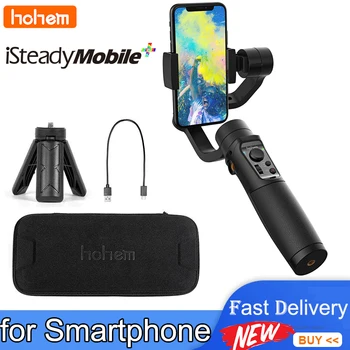 Hohem iSteady נייד פלוס 3-ציר כף מאזנים מייצב טלפון Selfie מקל חצובה עבור Huawei Xiaomi iPhone 13 12 Pro / מקס