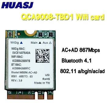 HUASJ Atheros QCA9008-TBD1 אלחוטי AC+AD BT 4.1 WIFI מודול 2.4 G/5G Dual Band WIFI כרטיס 867Mbps