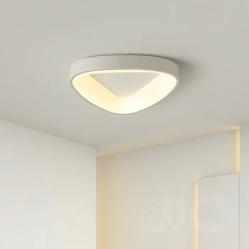 JJC מודרני משולש מנורת תקרה אקריליק בגוון מעצב LED תלוי אורות התקרה עבור סלון, חדר השינה, חדר האוכל המנורה