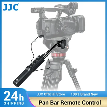 JJC פן בר שליטה מרחוק על LANC/מוטי מסוף מצלמות/מצלמת וידאו, עובד עם Manfrotto 502AH 502A 504HD 509HD 526 Nitrote N8