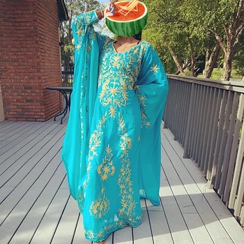 Kaftans לנשים חדש מרוקאי דובאי Kaftans Farasha Abaya השמלה מאוד מפואר השמלה הארוכה גלימה