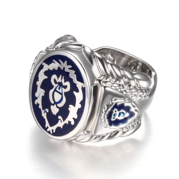 Kineve וואו טבעת מצופה הברית הטבעת עבור אוהדי משחק החבר תלמידים אופנה גברים הטבעת קבצי Gif Dropshipping הסיטונאי