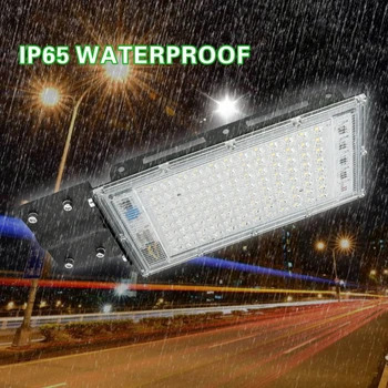LED 100W רחוב אור חיצוני תאורת הזרקורים IP65 עמיד למים קיר אור גן דרך רחוב שביל תאורה חיצונית