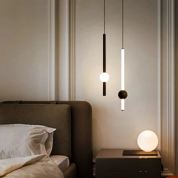 Led אורות תליון מודרני מעצב תליית מנורה עבור חדר השינה חדר האוכל אביזרי מטבח עיצוב הבית בר Luminaire השעיה