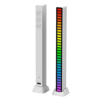 LED רצועת אור צליל שליטה איסוף קצב מוסיקה קלה האווירה אור RGB צבעונית צינור USB חיסכון באנרגיה מנורת אור מקיף