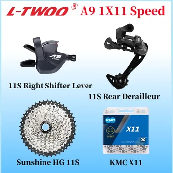 LTWOO A9 1X11S MTB אופני Groupset 10 מהירות משמרת המנוף Derailleur שמש קלטת 11-36T 40T 42T KMC X11 11S שרשרת SRAM