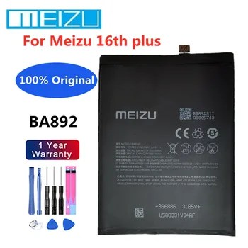 Meizu 100% מקורי BA892 3640mAh החלפה סוללה עבור Meizu ה-16 פלוס טלפון סלולרי חכם Rechargable סוללה סוללות