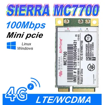 Mini PCI-E דור 3 WWAN GPS מודול סיירה MC7700 PCI Express 4G HSPA LTE 100MBP אלחוטית WWAN WLAN כרטיס GPS נעול משלוח חינם 4G