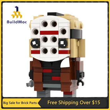 MOC-84775 Brickheadz בניין אוסף סרט אימה ג ' ייסון אופי דמות לבנה צעצועים ערכת Birhtdays מתנות לילדים