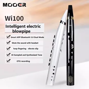 MOOER Wi100 חשמלי Blowpipe אינטליגנטי מכשיר חשמלי סקסופון חשמלי חליל חשמלי Hulusi קשישים למתחילים