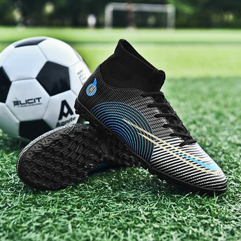 Neymar חדש Futsal כדורגל איכות נעלי נעלי כדורגל Ourdoor סוליות הסיטוניים אימונים נעלי ספורט TFAG יוניסקס Chuteira