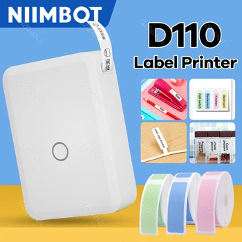 Niimbot D110 תווית בורא מיני כיס תרמי תווית מדפסת All-in-one-Bluetooth להתחבר DIY תאריך שם תג תווית מדבקה המכונה