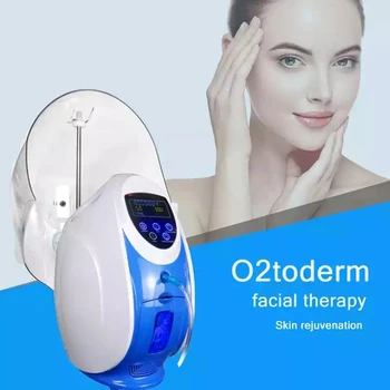 O2 כדי Derm עם הובלת חמצן כיפת פנים טיפול המכונה עבור התחדשות העור