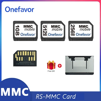 Onefavor RS MMC כרטיס 13pin שורה כפולה MMC כרטיס זיכרון 128MB 256MB 512MB 1GB 2GB MultiMediaCard RS-MMC