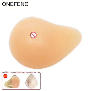 ONEFENG כ 150-1000 סיליקון מזויף השד טופס כריתת שד סרטן השד אישה מלאכותית ציצי שווא החזה רך תותב