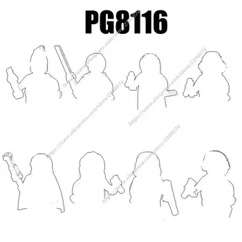 PG8116 דמויות הסרט אביזרים אבני בניין לבנים צעצועים PG782 PG783 PG784 PG785 PG786 PG787 PG788 PG789
