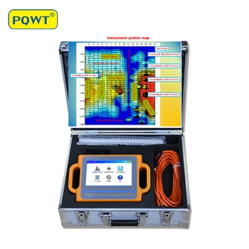 PQWT S300 עמוק עומק מי התהום איתור גילוי מים מכונת 300 מטר קידוח נשא ובכן מים תת-קרקעיים גלאי