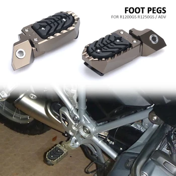 R1250GS R1200GS אופנוע כביש הרגל הקדמית יתדות הדום Footpegs עבור ב. מ. וו R 1250GS ADV 2020-2023 R1200 GS Adventure 2013-2018